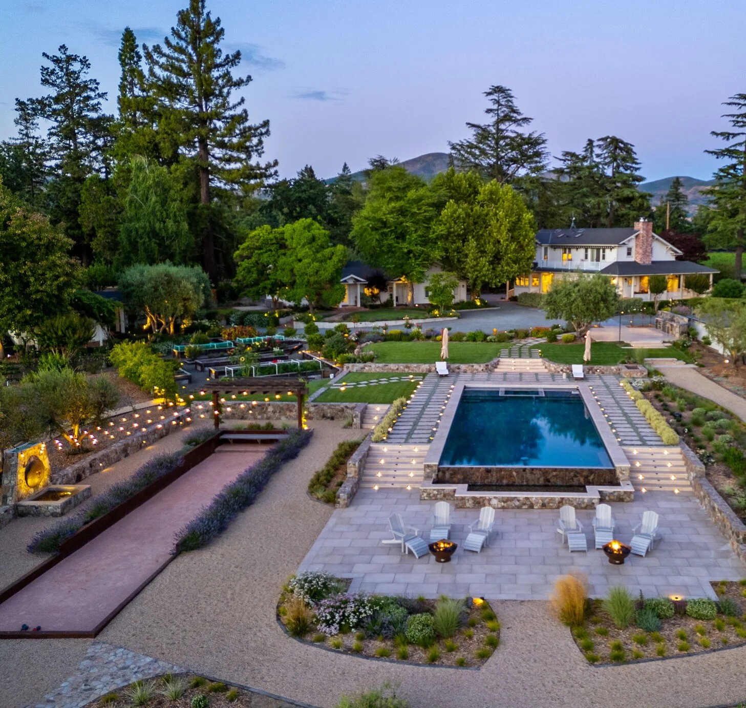 expansive private estate in Napa Valley for executive offsites or events